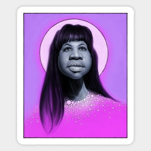 Aretha Franklin Sticker